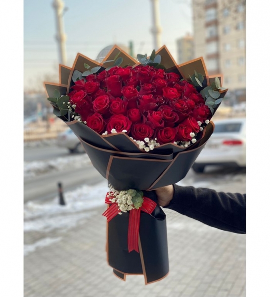 51 gül buketi